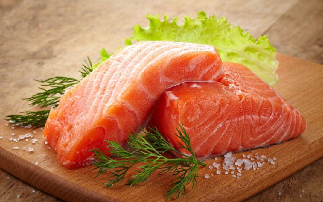 alimentos-para-queda-de-cabelo salmão